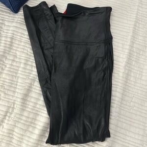 Spanx faux leather leggings